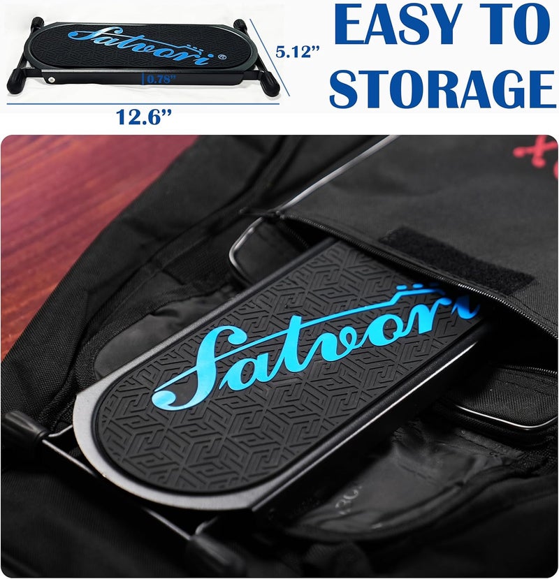 Salvori Guitar Enlarged Foot Stool with Superb Solidity & 5-Tiered Height Adjustment, Guitar Rest/Footrest/Leg Rest/Footstool/Accessories - Image 5